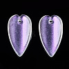 Transparent Spray Painted Glass Pendants GGLA-S054-013B-02-3