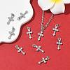 SHEGRACE Brass Micro Pave Clear Cubic Zirconia Pendants XGRQ2O465-451P-5