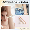120Pcs Brass Rhinestone Spacer Beads RB-PA0001-03S-01-4