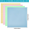 8Pcs 4 Colors Microfiber Musical Instrument Pipe Cleaning Cloth AJEW-CN0004-28-2