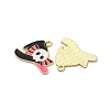 Halloween Alloy Enamel Pendants LS-STAS-I354-01G-E-2