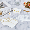 Paper Table Place Cards AJEW-OC0005-74-5