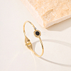 Roman Style Alloy Hinged Bangles for Women IG2140-2