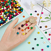 2000Pcs 10 Colors Wooden Beads WOOD-SC0002-38-3