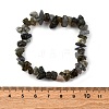 Unisex Chip Natural Labradorite Beaded Stretch Bracelets BJEW-S143-19-5