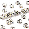 Brass Rhinestone Spacer Beads X-RB-A014-Z5mm-28S-NF-1