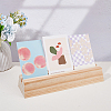 Wood Brooch Storage Holder ODIS-WH0038-129-5