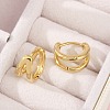 304 Stainless Steel Huggie Hoop Earrings for Women EJEW-C096-42G-01-4