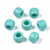 Opaque Acrylic European Beads SACR-S273-34C-1