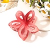 Hollowe Flower Plastic Claw Hair Clips PW-WGE9AB2-06-1