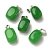 Natural & Synthetic Mixed Gemstone Pendants G-Z067-03P-01-3