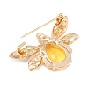 Alloy Rhinestone Lapel Pin Brooches for Backpack Clothes RB-CBA2419-01G-2