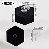 Acrylic Finger Ring Display Holders RDIS-WH0020-02A-02-2