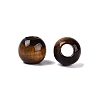 Natural Tiger Eye European Beads G-Q607-02S-2
