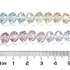 Transparent Painted Glass Beads Strands X1-DGLA-A034-T6mm-A15-3