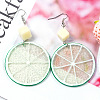 Lemon Acrylic Dangle Earrings FS-WG6C57C-01-1