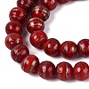 Handmade Gold Sand Lampwork Beads Strands LAMP-Q041-10C-3