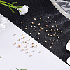 3Bags Brass Crimp Beads KK-BBC0026-10B-4