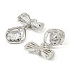 Brass Micro Pave Cubic Zirconia Pendants LS-KK-C107-20B-P-2