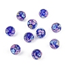 10Pcs Round Lampwork Beads LAMP-YW0001-60A-1