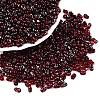 Picasso Spray Painted Glass Seed Beads SEED-T006-04-33-3