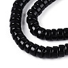 Opaque Solid Color Glass Beads Strands X-GLAA-N026-3x6mm-11-3