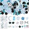 ABS Plastic Imitation Pearl & Alloy & Acrylic & Resin Cabochons Findings Kits DIY-FS0009-78-2