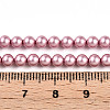 Baking Paint Pearlized Glass Pearl Bead Strands HY-N002-4mm-C01-5