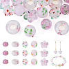 20Pcs 5 Styles Handmade Lampwork Bumpy Beads LAMP-TA0002-52-2