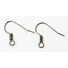 Brass Earring Hooks KK-Q367-P-1