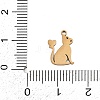 201 Stainless Steel Charms STAS-Z155-03G-3
