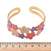 304 Stainless Steel Cuff Bangles for Women BJEW-F525-04C-G-3