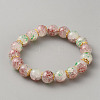 Plastic Beaded Stretch Bracelets BJEW-WH0032-012-1