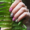 Stainless Steel DIY Nail Art Templates MRMJ-WH0092-047-5