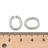 Tarnish Resistant 201 Stainless Steel Open Jump Rings STAS-M008-01-4