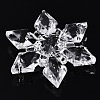 Transparent Acrylic Connector Charms TACR-T028-04B-3