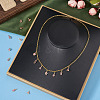 10Pcs 5 Styles Brass Cubic Zirconia Pendants KK-TADJ0001-30A-5