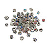 Kissitty 58pcs 29 style Alloy Rhinestone European Beads MPDL-KS0001-03-12