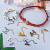 30 Sets 6 Colors Iron Chain Extender IFIN-TA0001-52-7