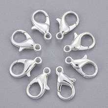 Zinc Alloy Lobster Claw Clasps E105-S