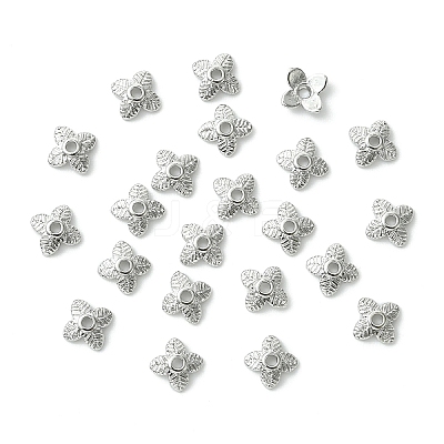 20Pcs Brass Bead Caps KK-YW0003-55P-1