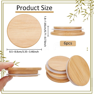 Bamboo Bottle Caps LS-AJEW-WH0270-206-1