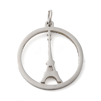 Non-Tarnish 304 Stainless Steel Pendants STAS-C086-05E-P-1