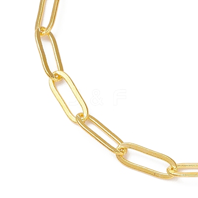 3Pcs 304 Stainless Steel & Brass Paperclip Chain Bracelets Set for Women BJEW-JB12658-1
