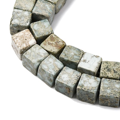 Natural Variscite Beads Strands G-B155-C05-8x8mm-1