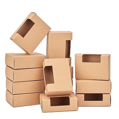 Kraft Paper Box CON-WH0073-44-1