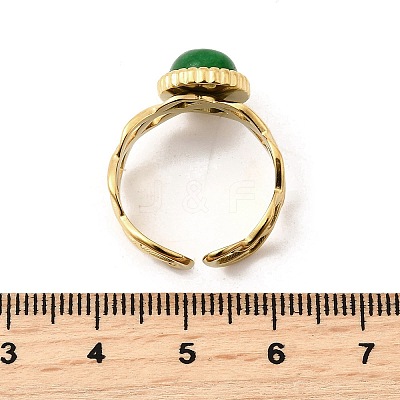 304 Stainless Steel Cuff Rings for Women RJEW-U062-02A-02G-1