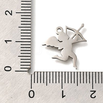 201 Stainless Steel Pendants STAS-R136-12P-1