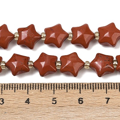 Natural Red Jasper Beads Strands G-Z080-A18-10mm-1