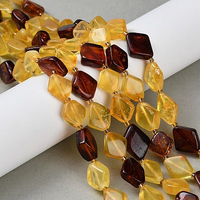 Natural Amber Beads Strands G-Z106-D01-1